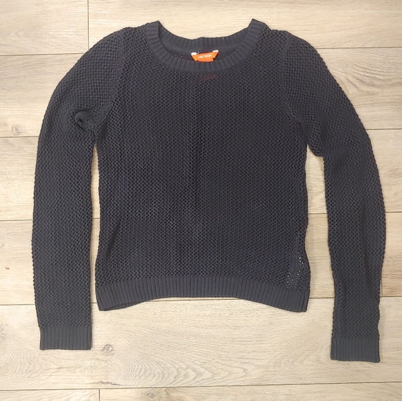 Navy Knit Sweater - Picture 1 of 4